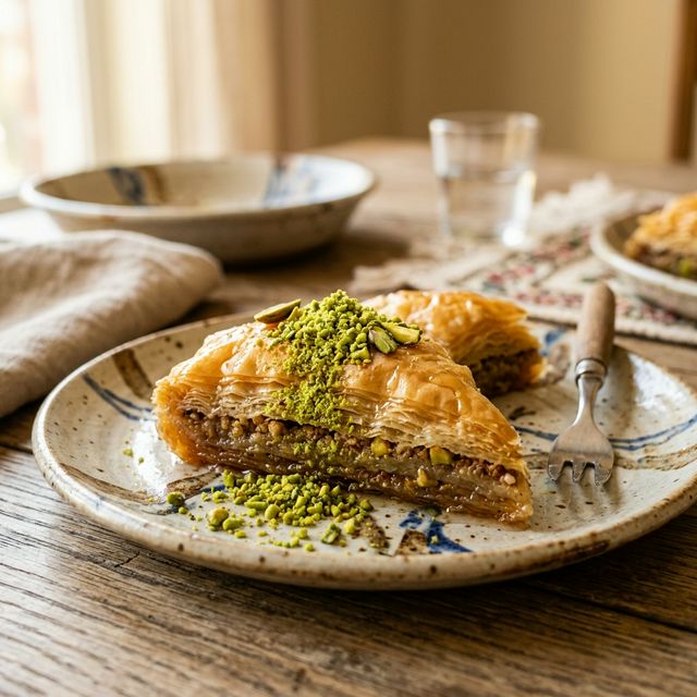 Pistachio Baklava